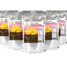 35 Servings Freeze-Dried Pineapple Pouch - 6 pack